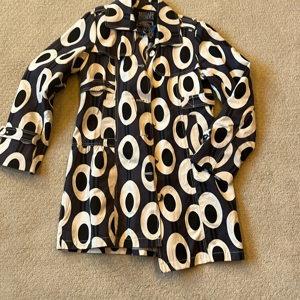 Millard Fillmore black & cream extremely detailed and well made lined coat